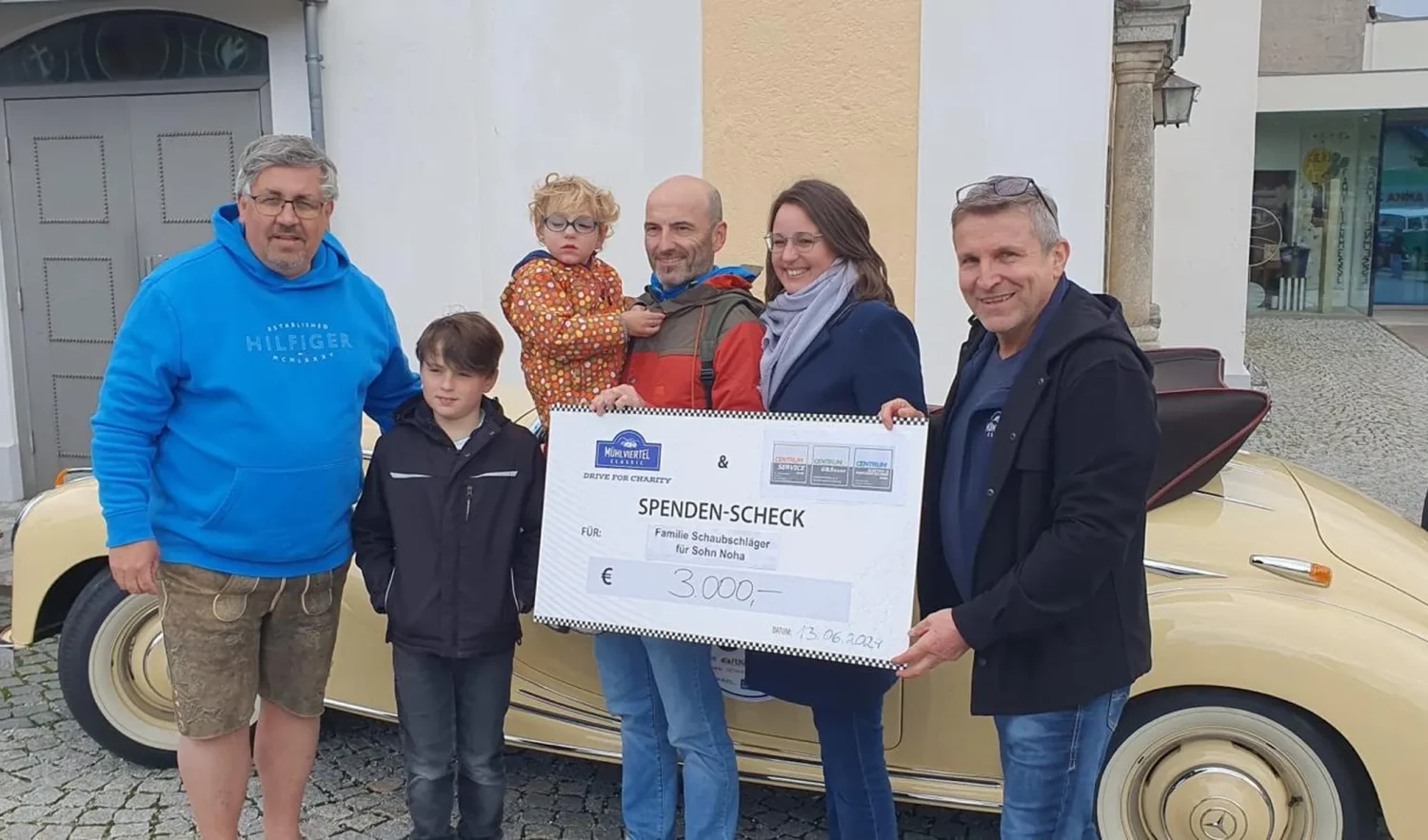 Spende im Wert von 3000 Euro
